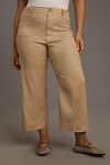 Thumbnail View 6: The Colette Cropped Wide-Leg Pants by Maeve: Linen Edition