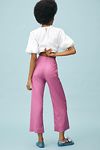 Thumbnail View 3: The Colette Cropped Wide-Leg Pants by Maeve: Linen Edition