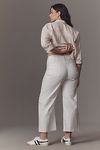 Thumbnail View 6: The Colette Cropped Wide-Leg Pants by Maeve: Contrast-Stitch Edition