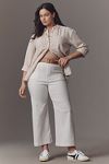 Thumbnail View 4: The Colette Cropped Wide-Leg Pants by Maeve: Contrast-Stitch Edition