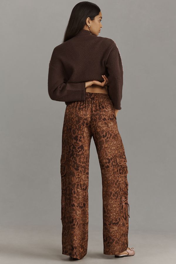 Slide View: 4: By Anthropologie Palazzo Utility Pants