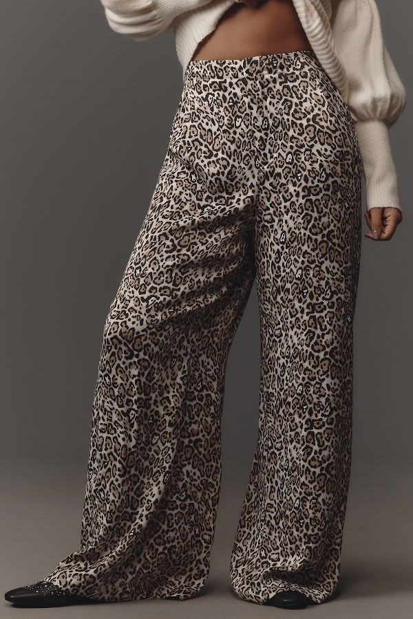 Slide View: 6: Maeve Printed Pull-On Pants