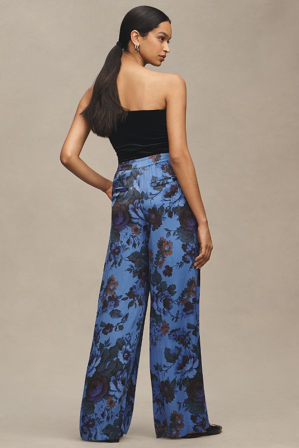 Slide View: 3: Maeve Printed Pull-On Pants