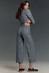 Thumbnail View 3: The Colette Cropped Wide-Leg Pants by Maeve: Tweed Edition