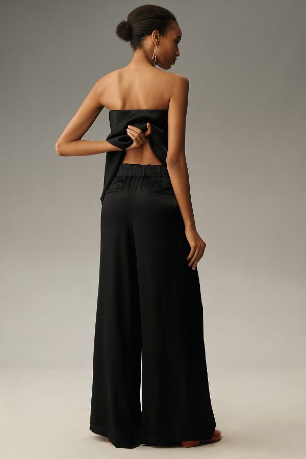 Slide View: 3: By Anthropologie Pull-On Silk Pants