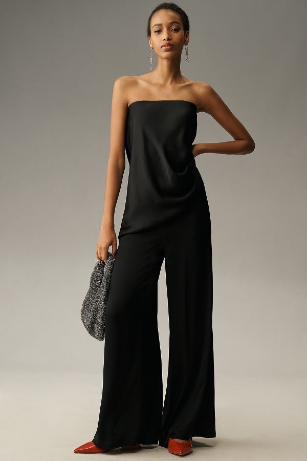 Slide View: 1: By Anthropologie Pull-On Silk Pants