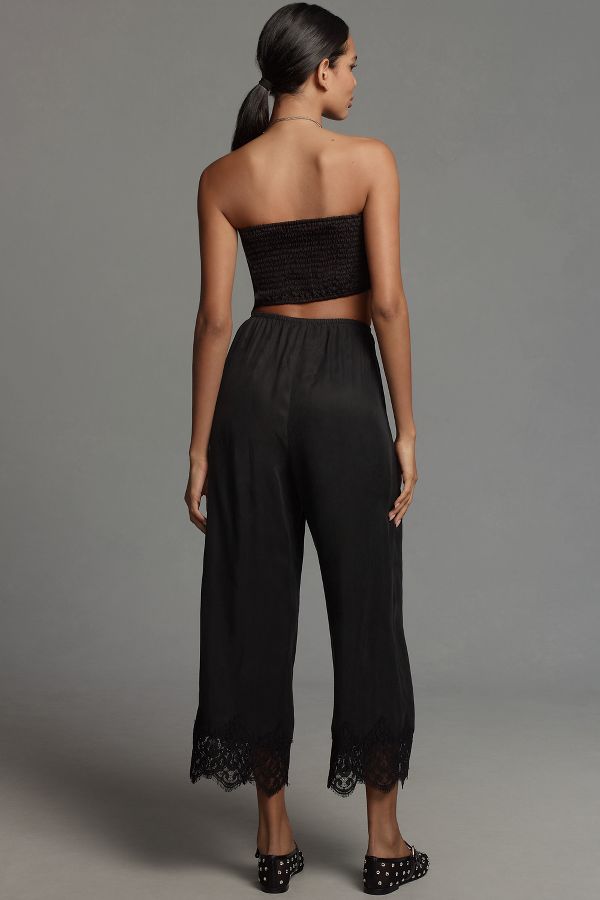 Slide View: 4: Mare Mare Lace Hem Pull-On Pants