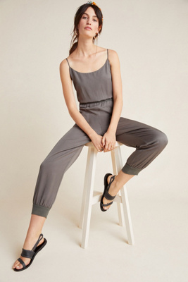 plaid overall jumpsuit