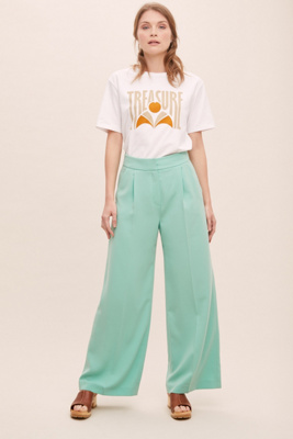 wide leg summer trousers uk