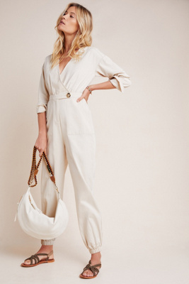 anthropologie jogger jumpsuit