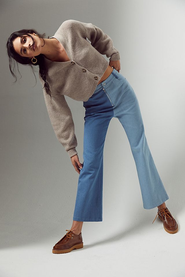 Andrea Colorblocked Pants | Anthropologie
