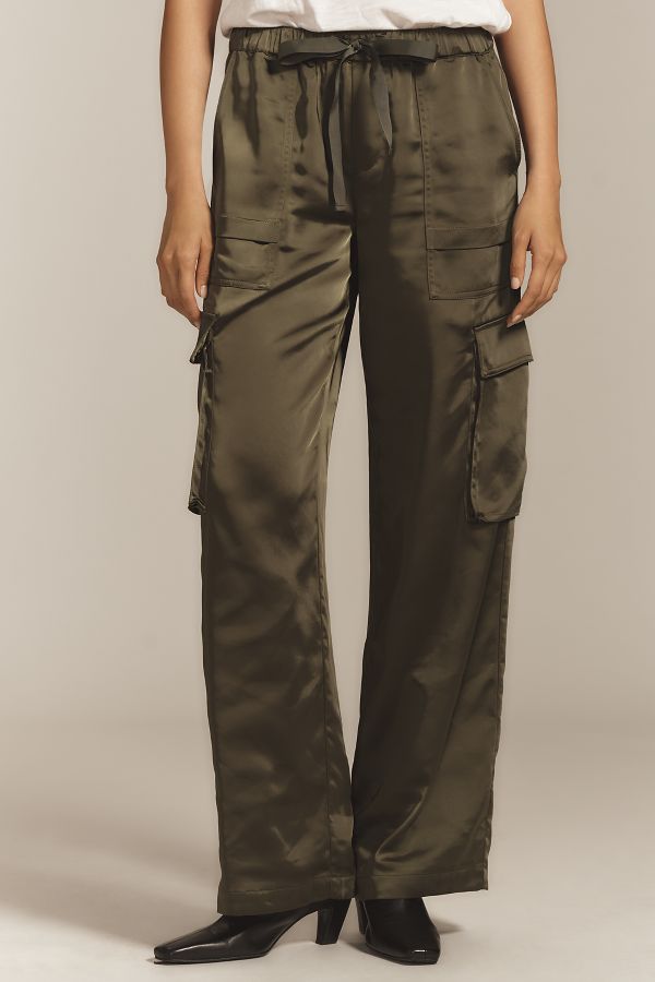 Slide View: 2: Sanctuary Satin Cargo Pants