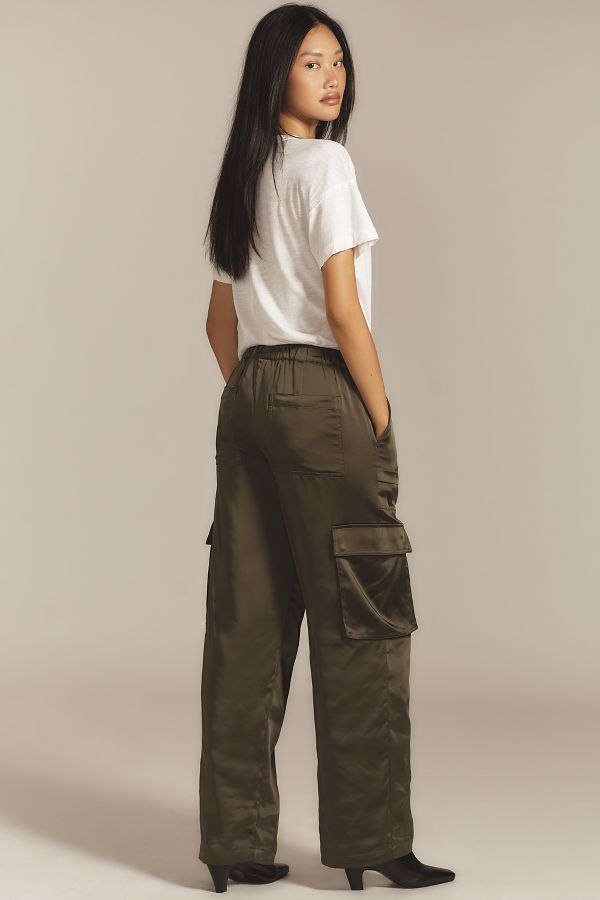 Slide View: 4: Sanctuary Satin Cargo Pants