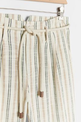 linen pants striped