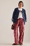 Thumbnail View 1: Damson Madder Harrison Check Straight-Leg Trousers