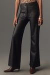 Thumbnail View 2: The Junie High-Rise Flare Pants by Maeve: Faux-Leather Edition