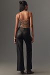 Thumbnail View 3: The Junie High-Rise Flare Pants by Maeve: Faux-Leather Edition