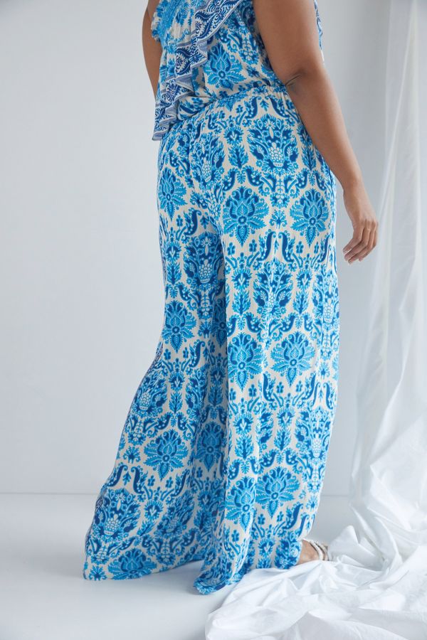 Plenty by Tracy Reese Paisley Wide-Leg Trousers | Anthropologie UK