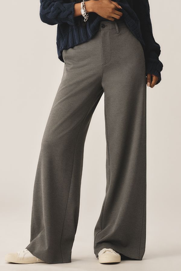 Slide View: 2: rag & bone Sofie Ponte Wide Leg Pants