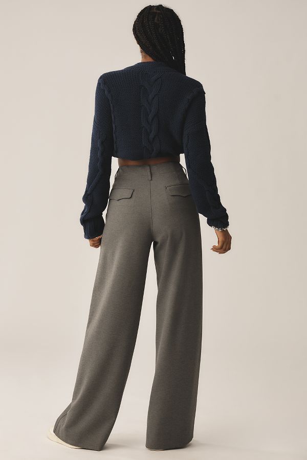 Slide View: 4: rag & bone Sofie Ponte Wide Leg Pants