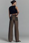 Thumbnail View 3: rag & bone Banks Mid-Rise Wide-Leg Full-Length Pants