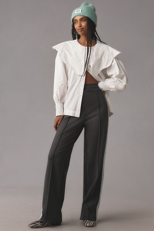 Slide View: 5: Maeve Pull-On Track Trouser Pants