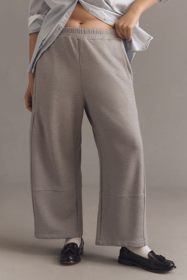 Slide View: 6: The Izzie Relaxed Pull-On Barrel Pants by Pilcro: Knit Edition