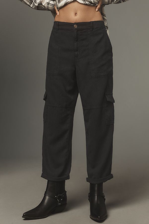 Vista de diapositivas: 2: Pilcro Slim Linen Beach Cargo Pants