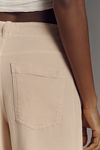 Thumbnail View 4: The Adi Mid-Rise Frayed Relaxed Flare Pants by Pilcro: Linen Edition