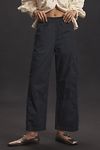 Thumbnail View 2: The Izzie Relaxed Pull-On Barrel Pants by Pilcro: Poplin Edition