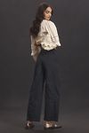 Thumbnail View 3: The Izzie Relaxed Pull-On Barrel Pants by Pilcro: Poplin Edition