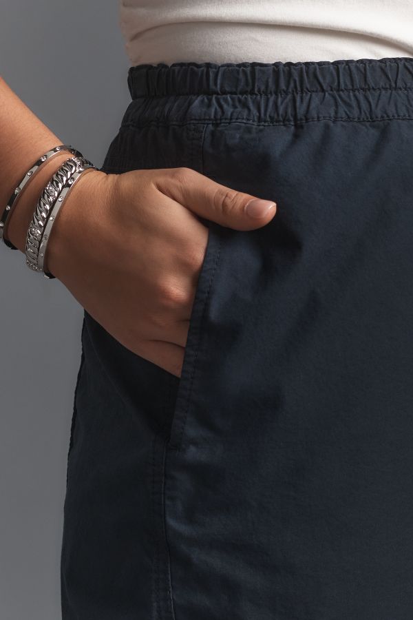 Slide View: 8: The Izzie Relaxed Pull-On Barrel Pants by Pilcro: Poplin Edition