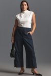 Thumbnail View 5: The Izzie Relaxed Pull-On Barrel Pants by Pilcro: Poplin Edition