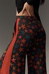 Thumbnail View 3: Farm Rio x Anthropologie Star Print Wide-Leg Pants