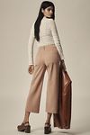 Thumbnail View 3: The Colette Cropped Wide-Leg Pants by Maeve: Brushed Knit Edition