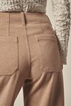 Thumbnail View 4: The Colette Cropped Wide-Leg Pants by Maeve: Brushed Knit Edition