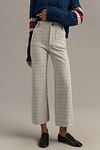 Thumbnail View 2: The Colette Cropped Wide-Leg Pants by Maeve: Knit Plaid Edition