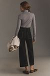 Thumbnail View 2: The Colette Cropped Wide-Leg Pants by Maeve: Ponte Contrast Edition