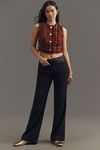 Thumbnail View 1: Maeve Cummerbund Wide-Leg Pants