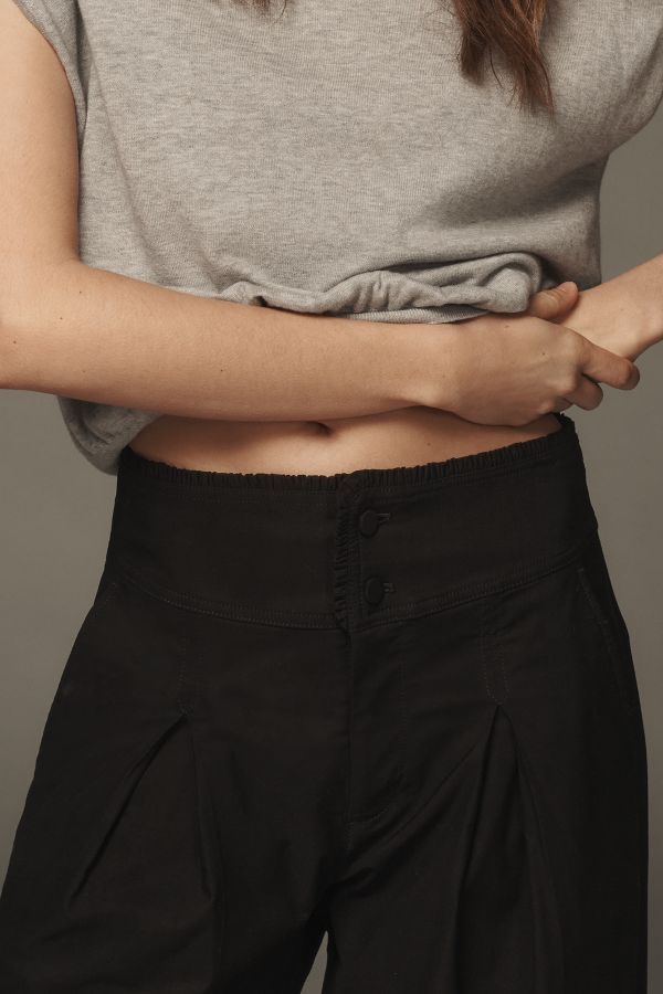 Slide View: 4: Maeve A-Line Yoke Culotte Trousers