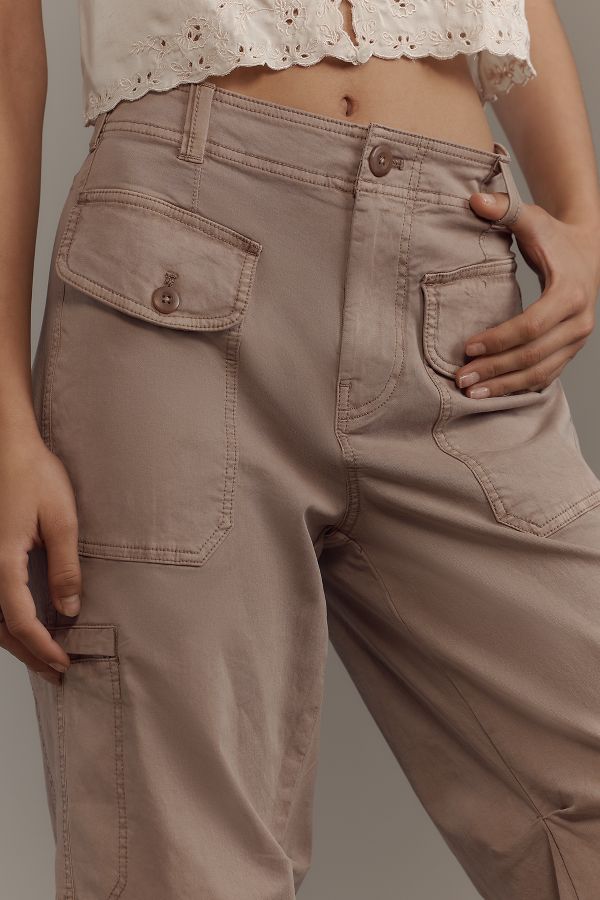 Slide View: 5: Pilcro Cropped Wide-Leg Pants