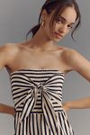 Thumbnail View 2: Bishop + Young Elva Strapless Tie-Front Striped Jumpsuit