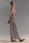 Thumbnail View 4: Bishop + Young Elva Strapless Tie-Front Striped Jumpsuit