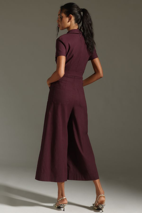 Slide View: 2: The Colette Wrap Jumpsuit by Maeve