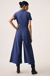 Vista en miniatura 2: Maeve Short-Sleeve Wrapped-Culotte Jumpsuit