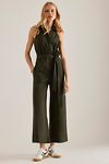 Thumbnail View 2: Maeve Cropped Halter Jumpsuit