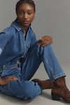 Thumbnail View 4: KIVARI Natalie Short-Sleeve Denim Jumpsuit