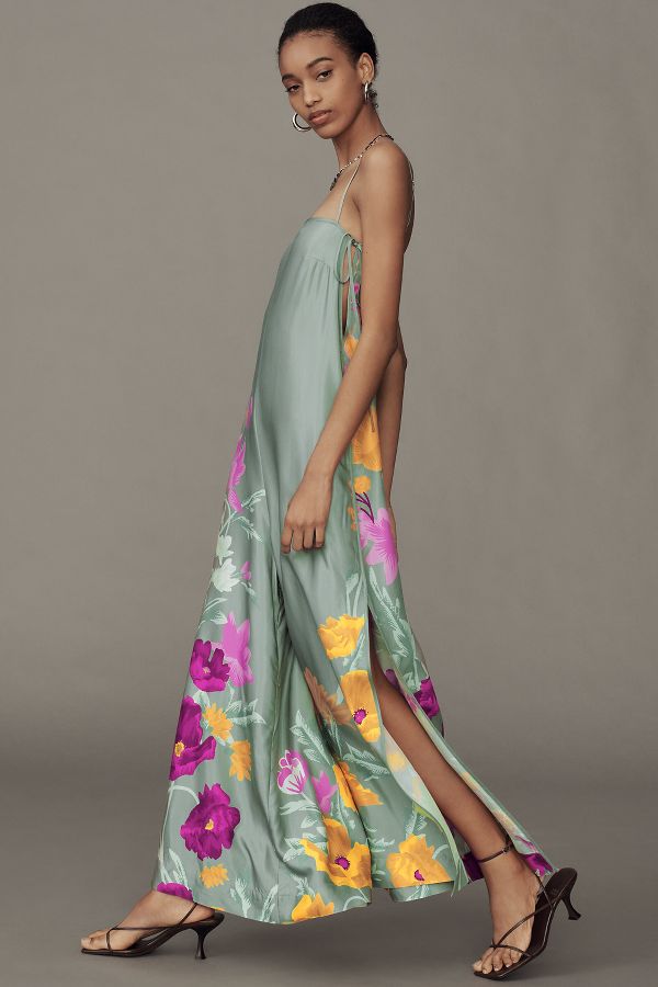 Slide View: 2: By Anthropologie Printed Wide-Leg Jumpsuit