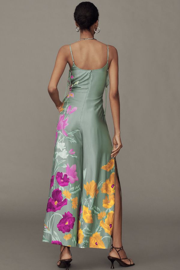 Slide View: 3: By Anthropologie Printed Wide-Leg Jumpsuit