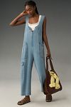 Thumbnail View 1: Pilcro Zip-Front Wide-Leg Overalls